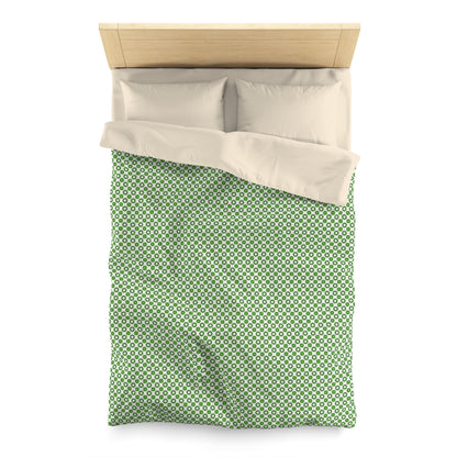 Emerald Star Garden Microfiber Duvet Cover