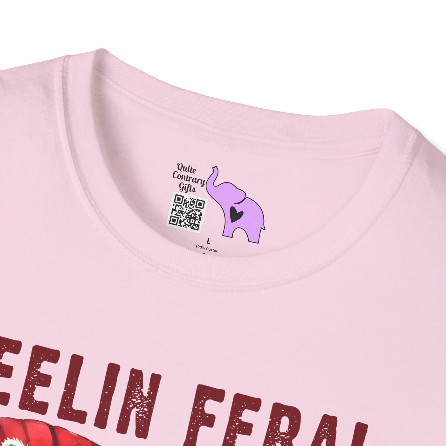 Feelin Feral (Wine) Adult T-shirt