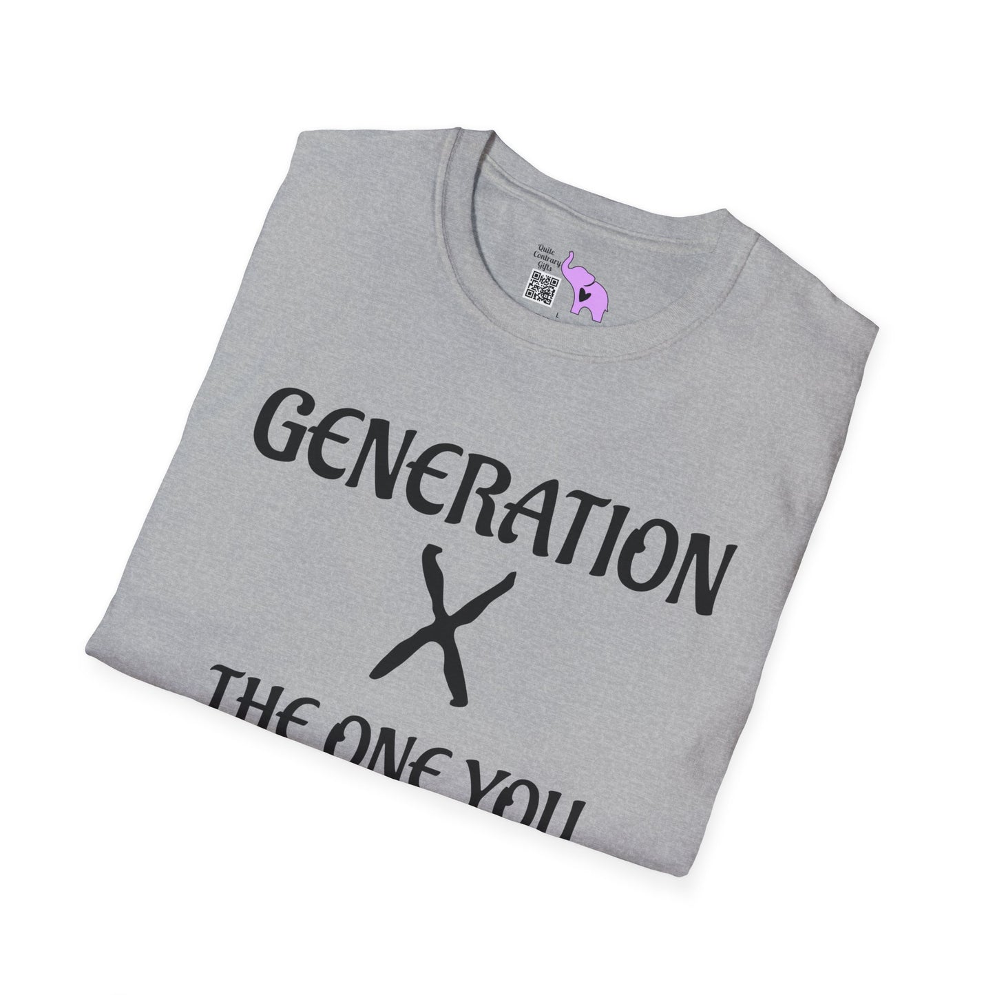 Generation X The One You Were Warned About Adult T-shirt