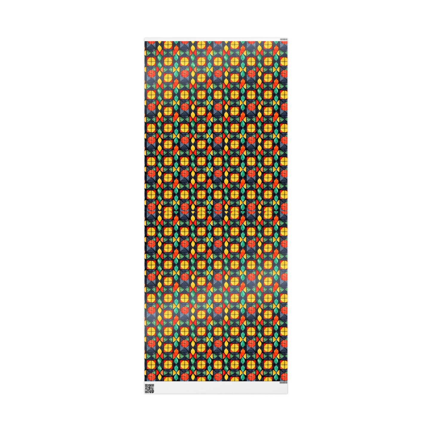 Candlelight Burst Kwanzaa Wrapping Paper
