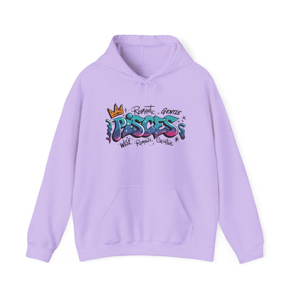 Pisces Street Art Heavy Blend™ Hooded Sweatshirt