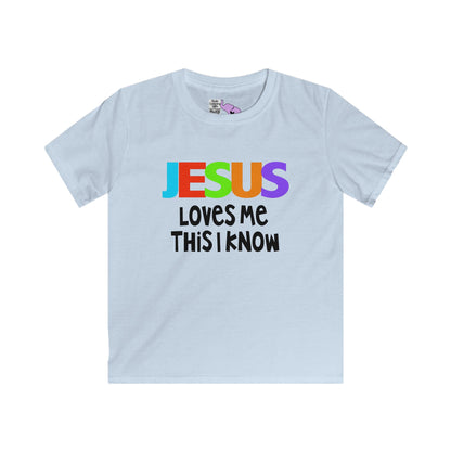 Jesus Loves Me This I Know Youth Softstyle Tee