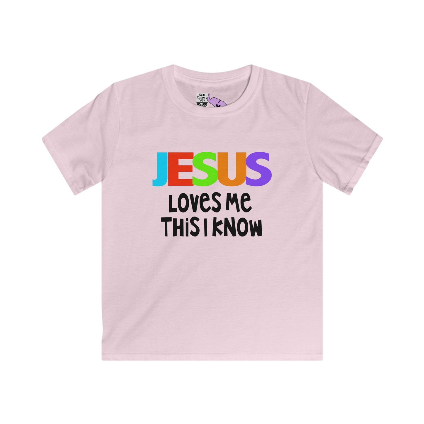 Jesus Loves Me This I Know Youth Softstyle Tee