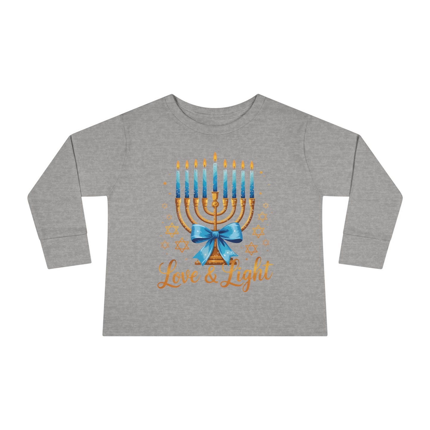 Love & Light Menorah Toddler Long Sleeve Tee