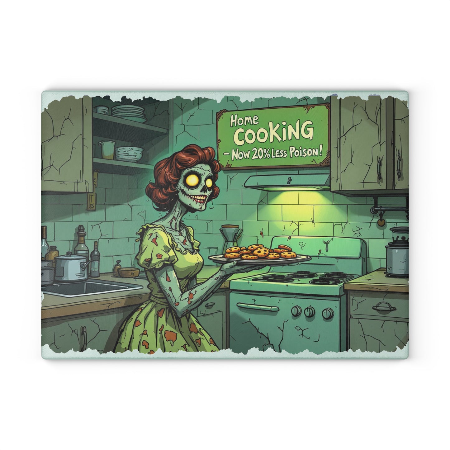 Home Cooking Now 20% Less Poison Glass Cutting Board