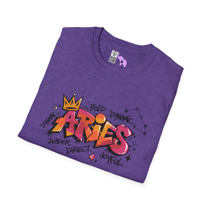 Aries Street Art Adult T-shirt