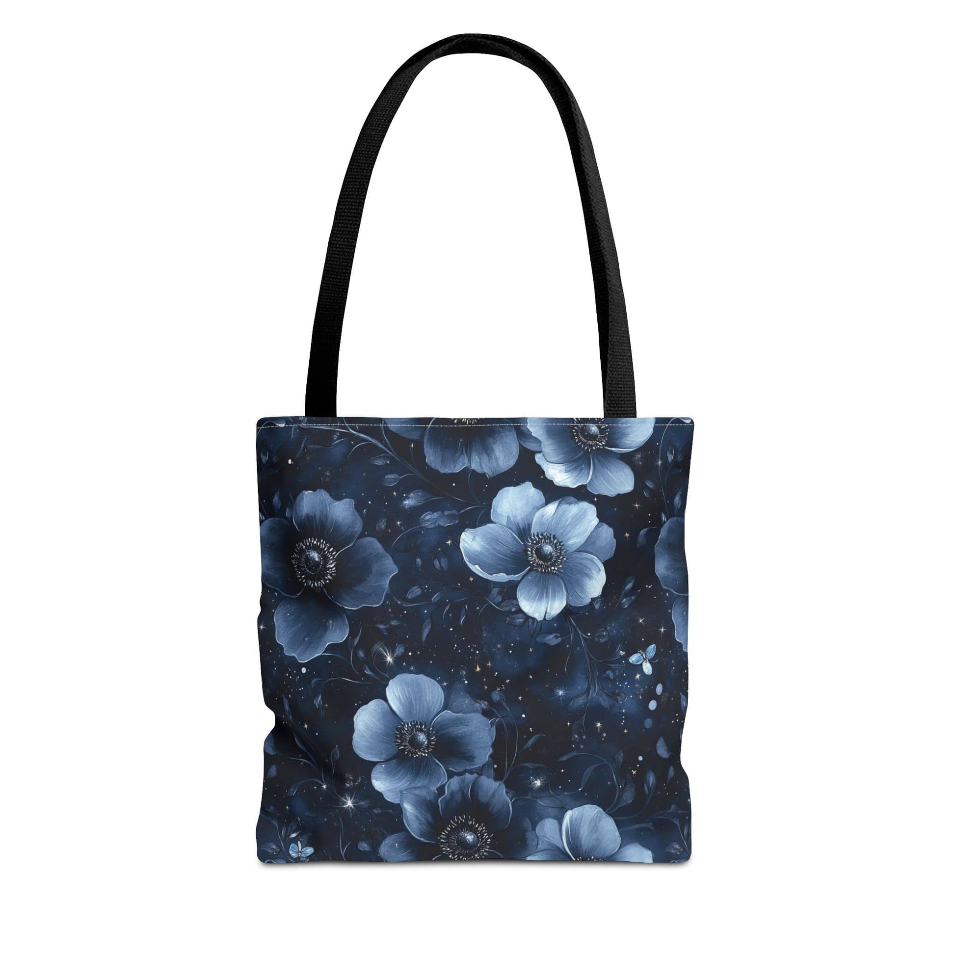 Midnight Blossoms Canvas Tote Bag