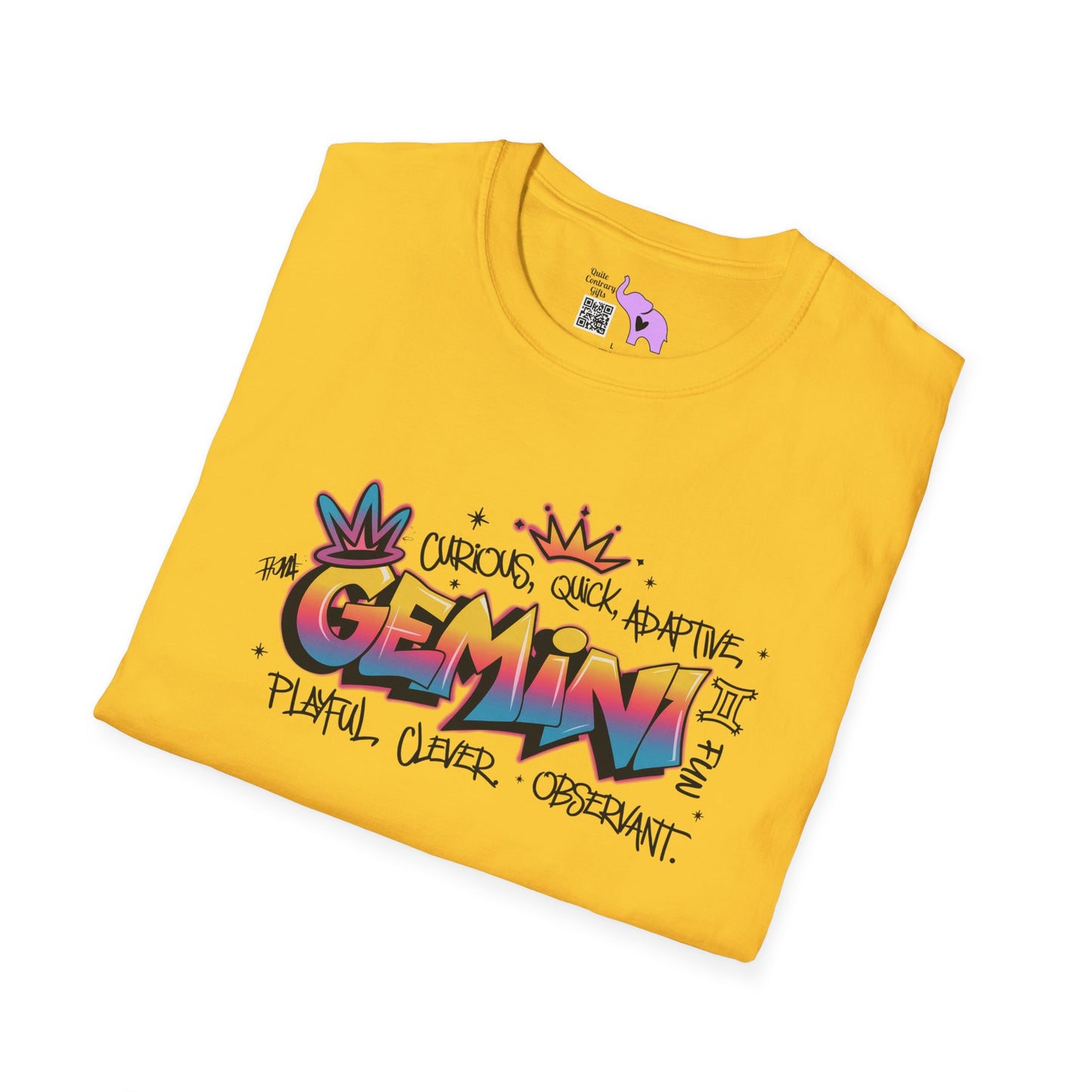 Gemini Street Art Adult T-shirt