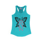 Butterfly Pink Support Ribbon Women's Ideal Racerback Tank