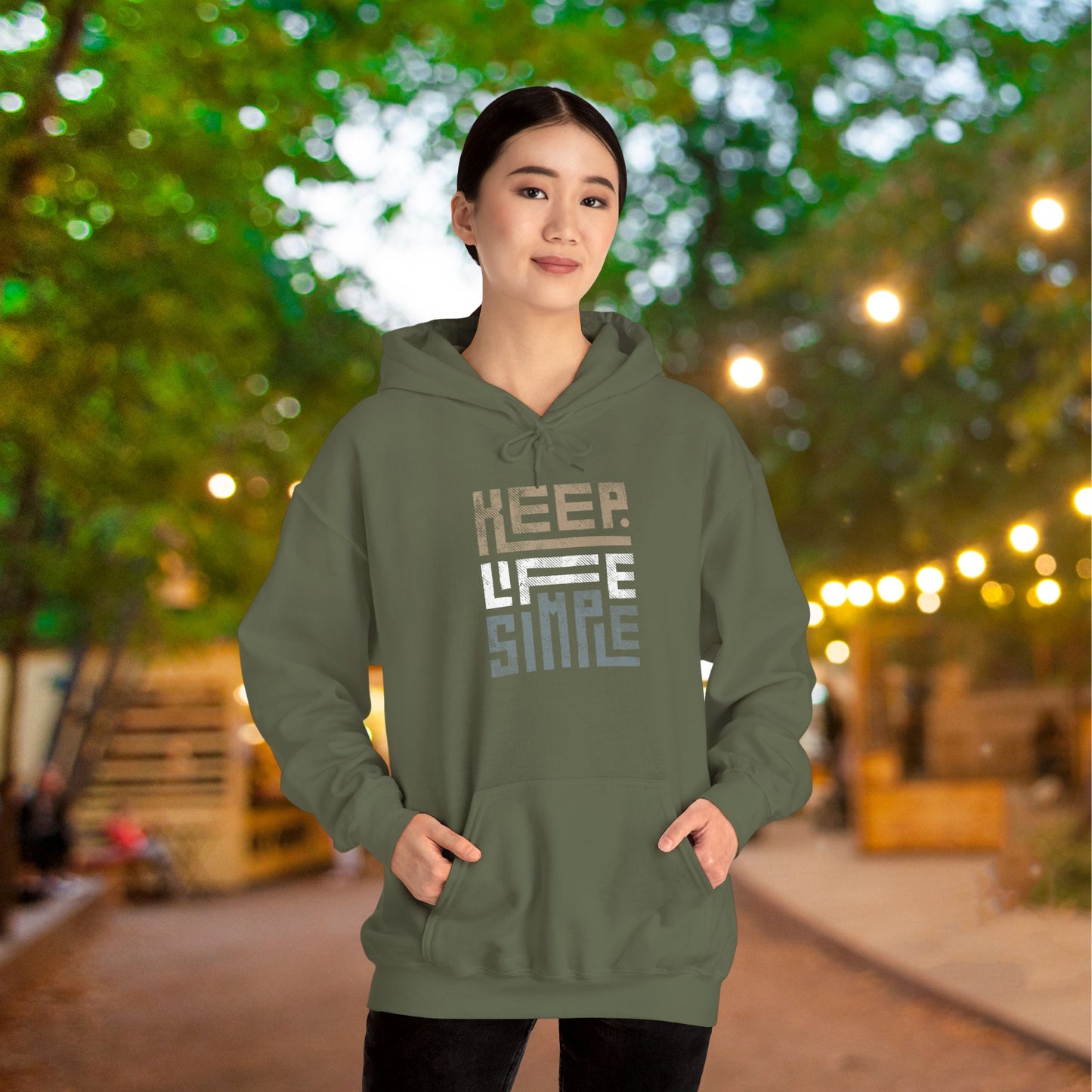 Keep Life Simple Heavy Blend™ Hooded Sweatshirt