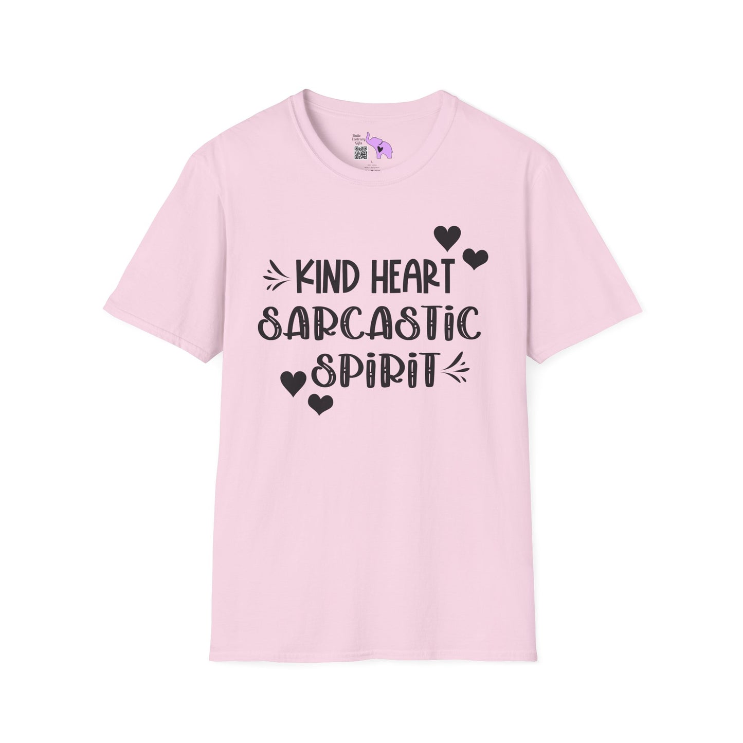 Kind Heart Sarcastic Spirit Adult T-shirt
