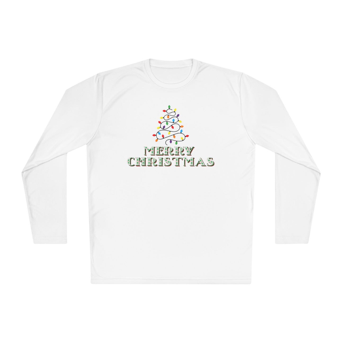 Merry Christmas Adult Long Sleeve Tee