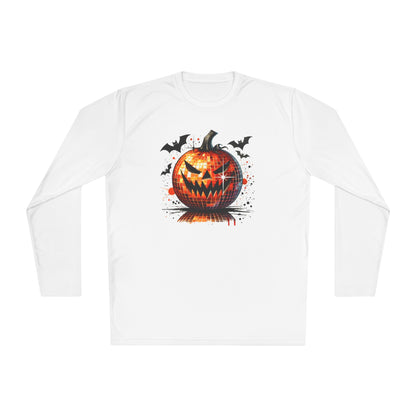 Disco Orange Pumpkin Adult Long Sleeve Tee