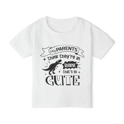 My Parents Think They're In Charge That's So Cute Heavy Cotton™ Toddler T-shirt