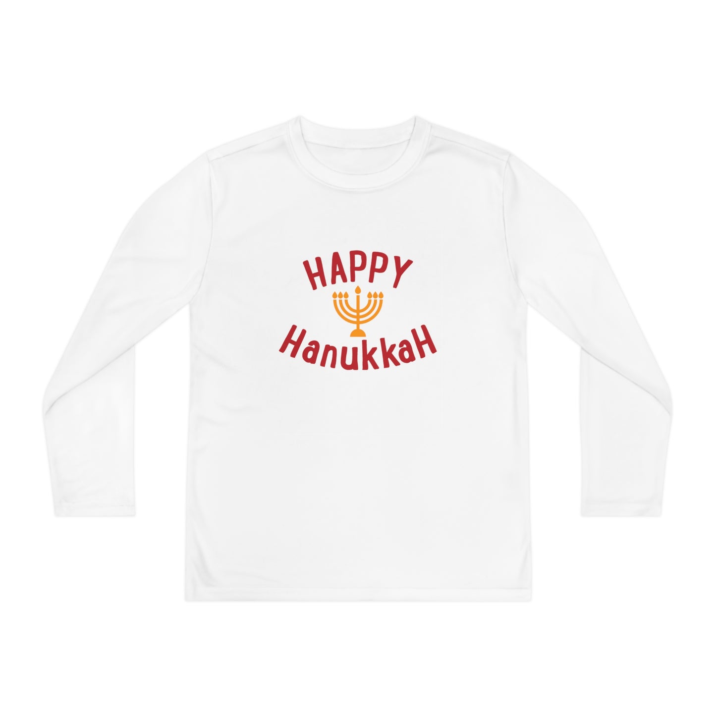 Happy Hanukkah Youth Long Sleeve Tee