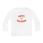 Happy Hanukkah Youth Long Sleeve Tee