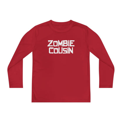 ""Zombie Cousin Youth Long Sleeve Tee