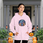 Spooky Stitch Ghosts and Witch Heavy Blend™ Hooded Sweatshirt