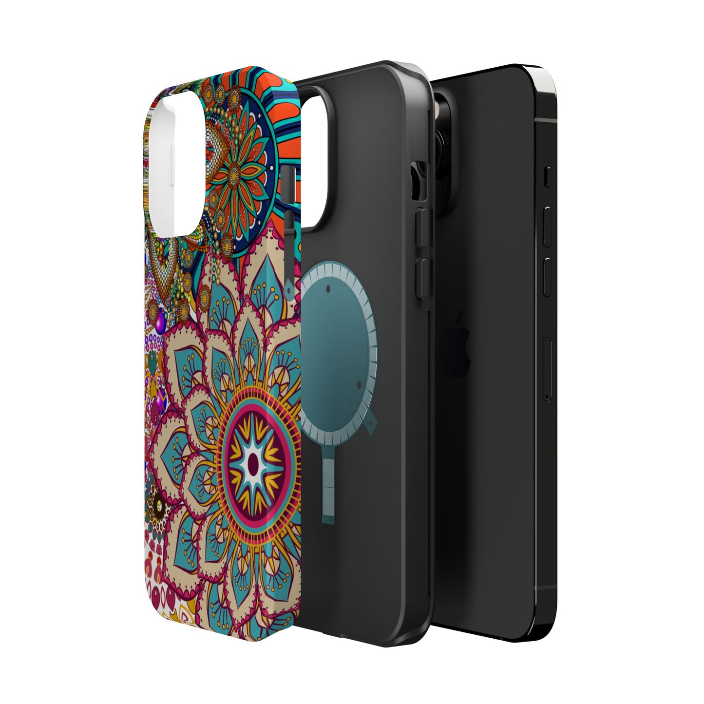 Colorful Mandala MagSafe® Compatible Tough Case for iPhone