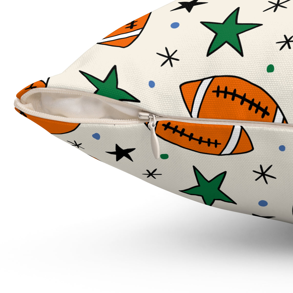 Touchdown Stars Throw Pillow
