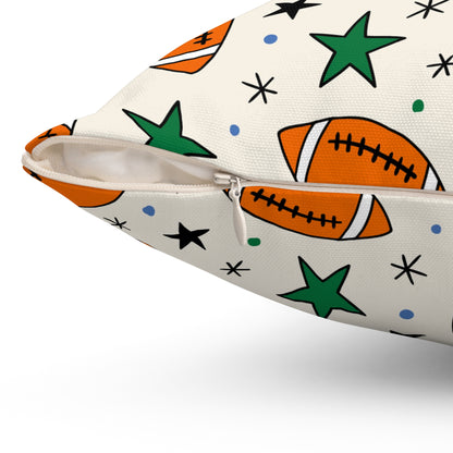 Touchdown Stars Throw Pillow