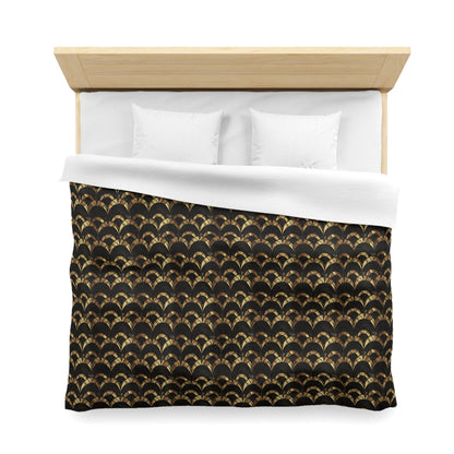 Gilded Elegance Microfiber Duvet Cover