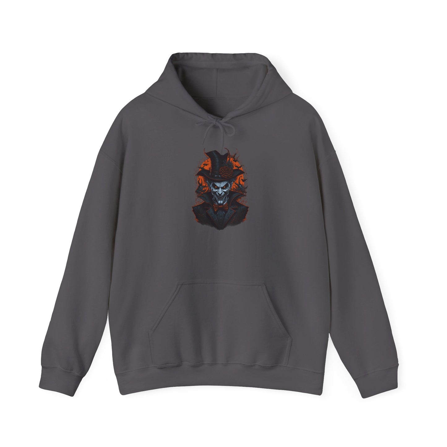 Creepy Demon Wearing Top Hat Heavy Blend™ Hooded Sweatshirt