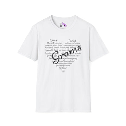 Grams Descriptive Words Adult T-shirt