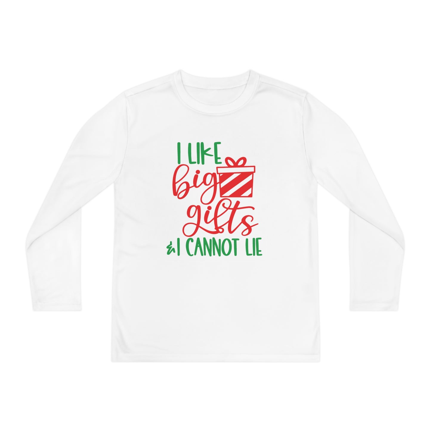 I Like Big Gifts & I Cannot Lie Youth Long Sleeve Tee