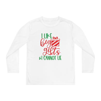 I Like Big Gifts & I Cannot Lie Youth Long Sleeve Tee