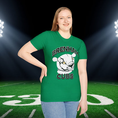 Brenham Cubs w/Mascot Adult T-shirt