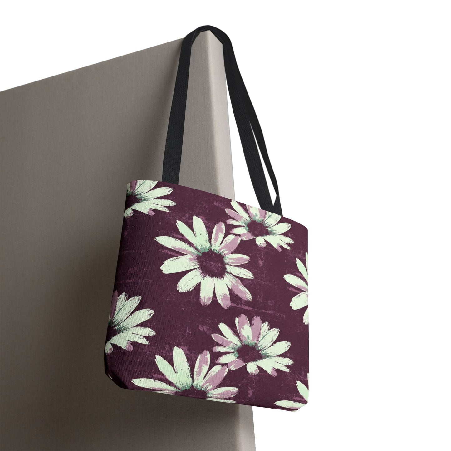 Purple Tide Petals Canvas Tote Bag