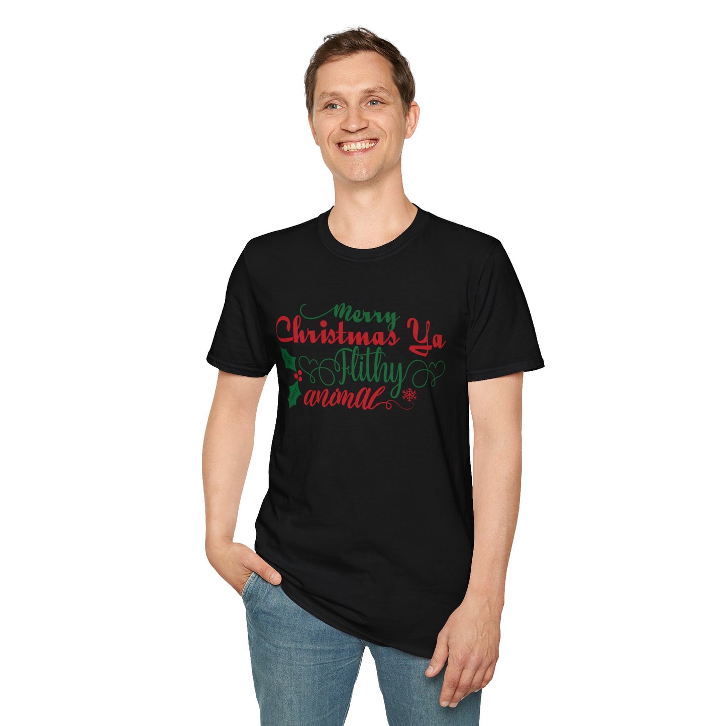 Merry Christmas Ya Filthy Animal T-shirt