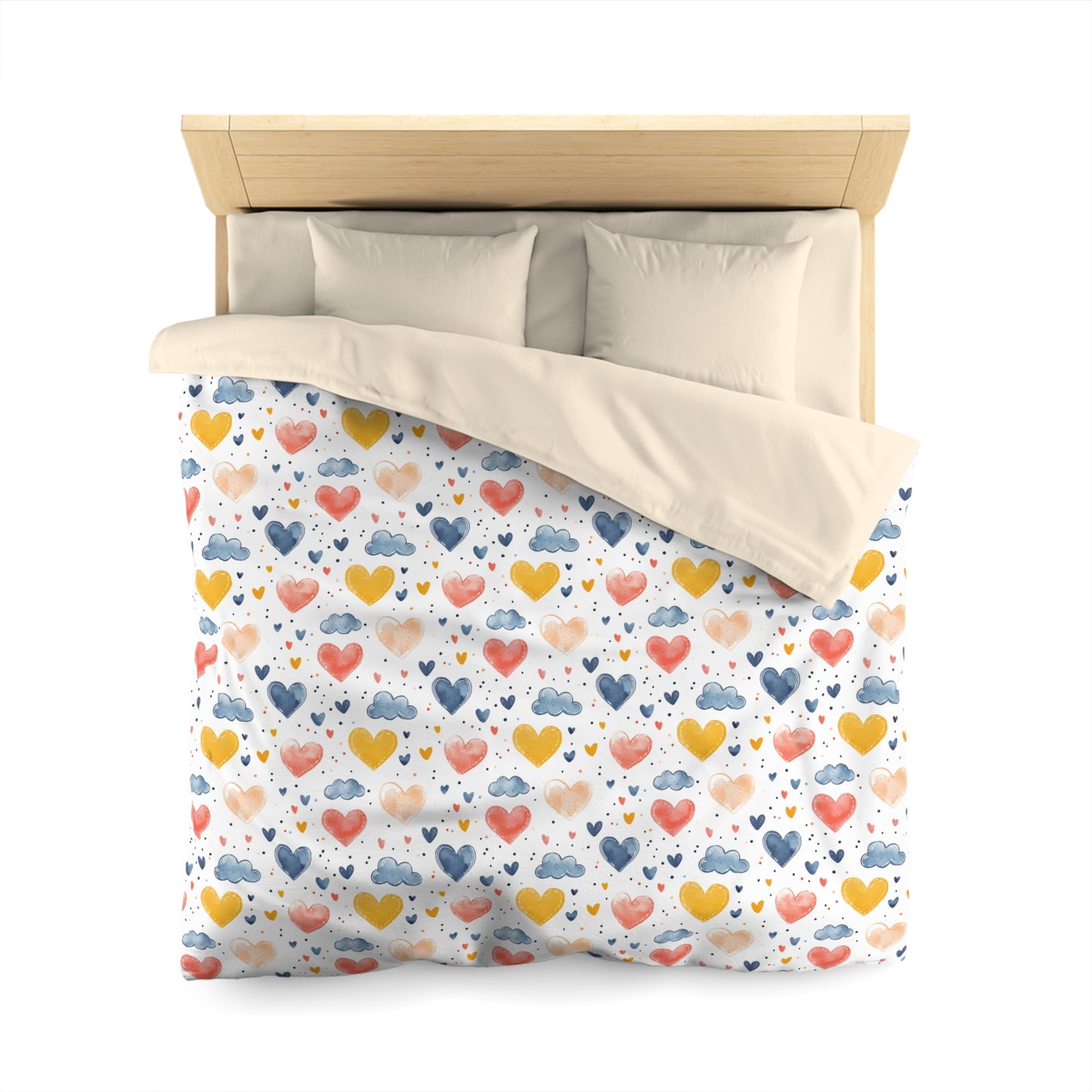 Love in the Air Microfiber Duvet Cover
