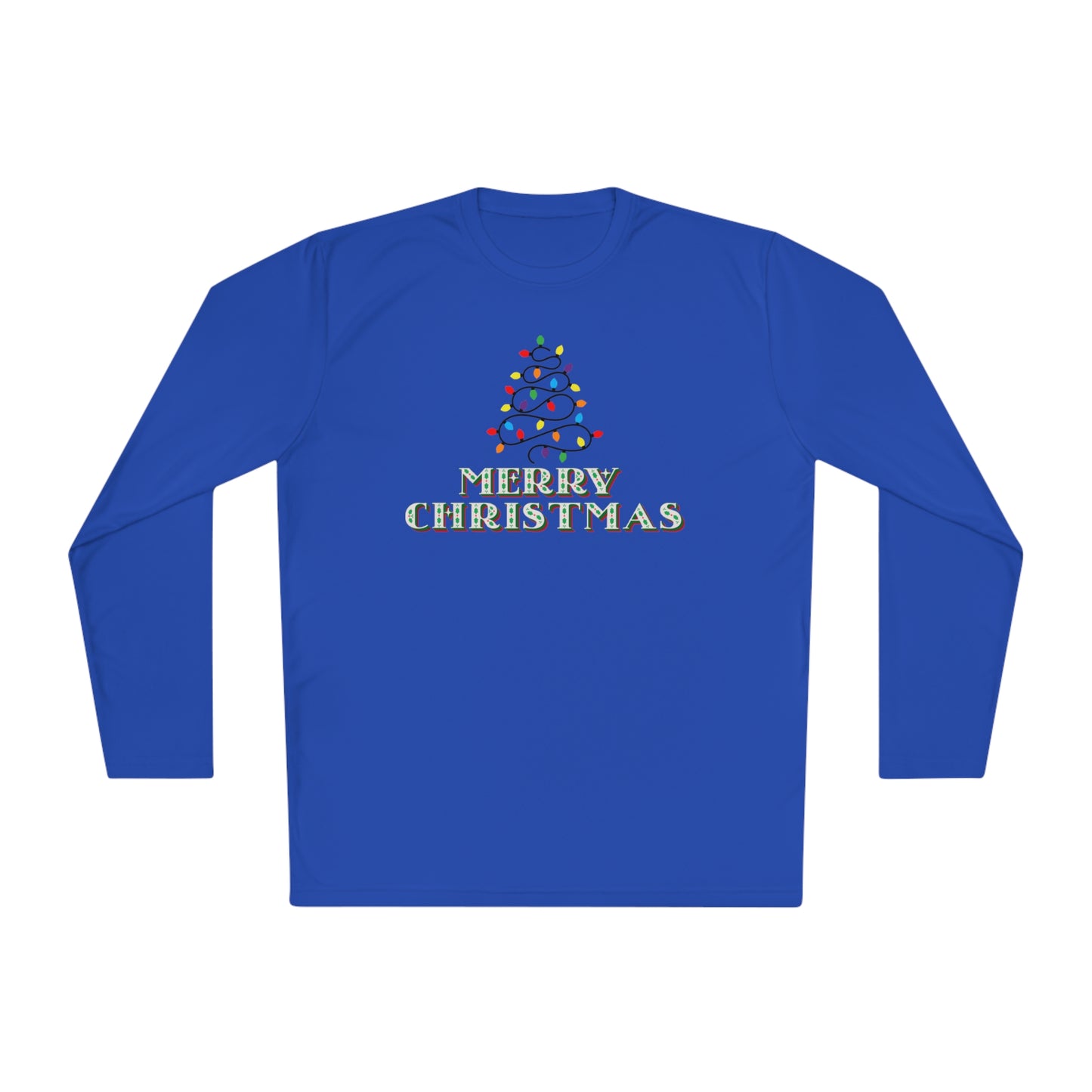 Merry Christmas Adult Long Sleeve Tee