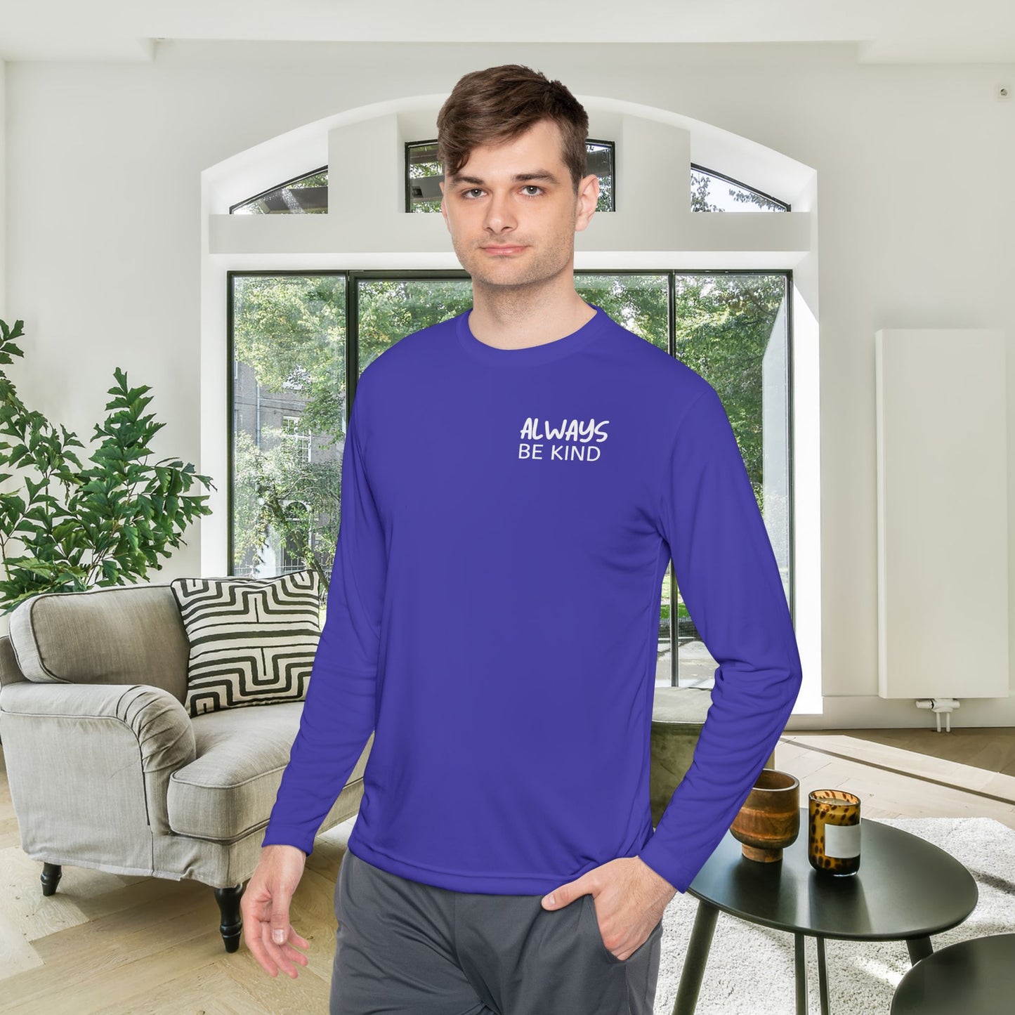 Be Kind Unisex Lightweight Long Sleeve Tee