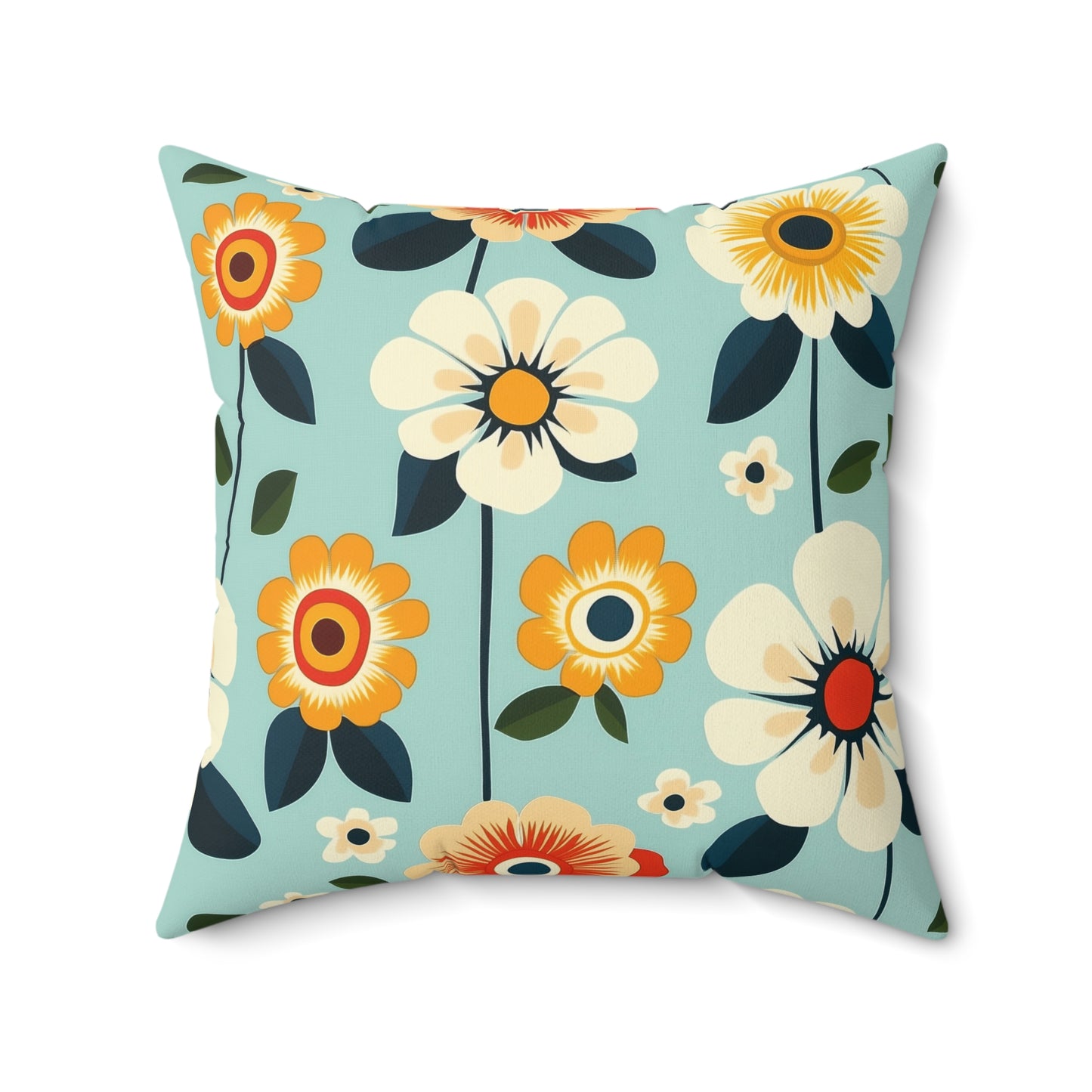 Joy Petals Throw Pillow