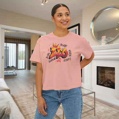 Leo Street Art Women's Boxy Tee