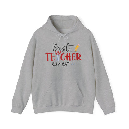 Best Teacher Ever Heavy Blend™ Hooded Sweatshirt