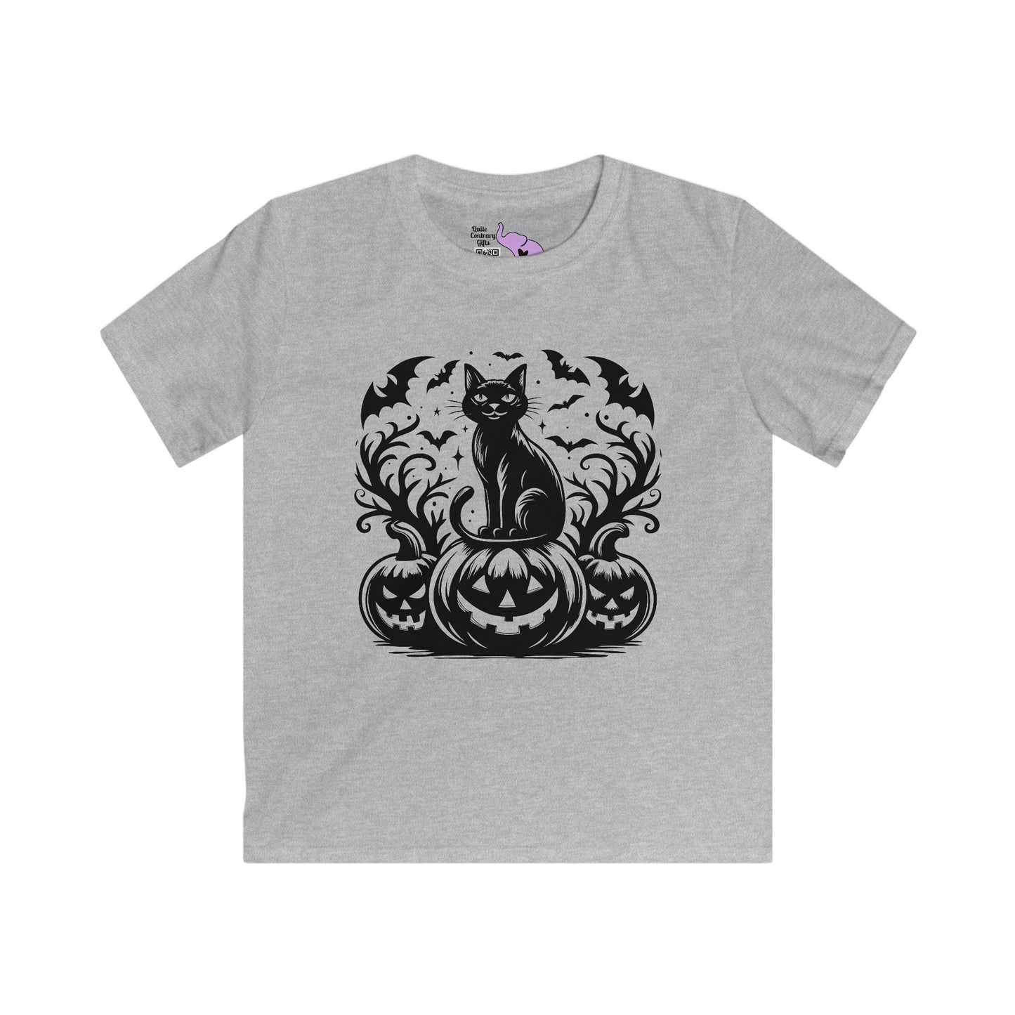 Whiskers at Witching Hour Youth Softstyle Tee