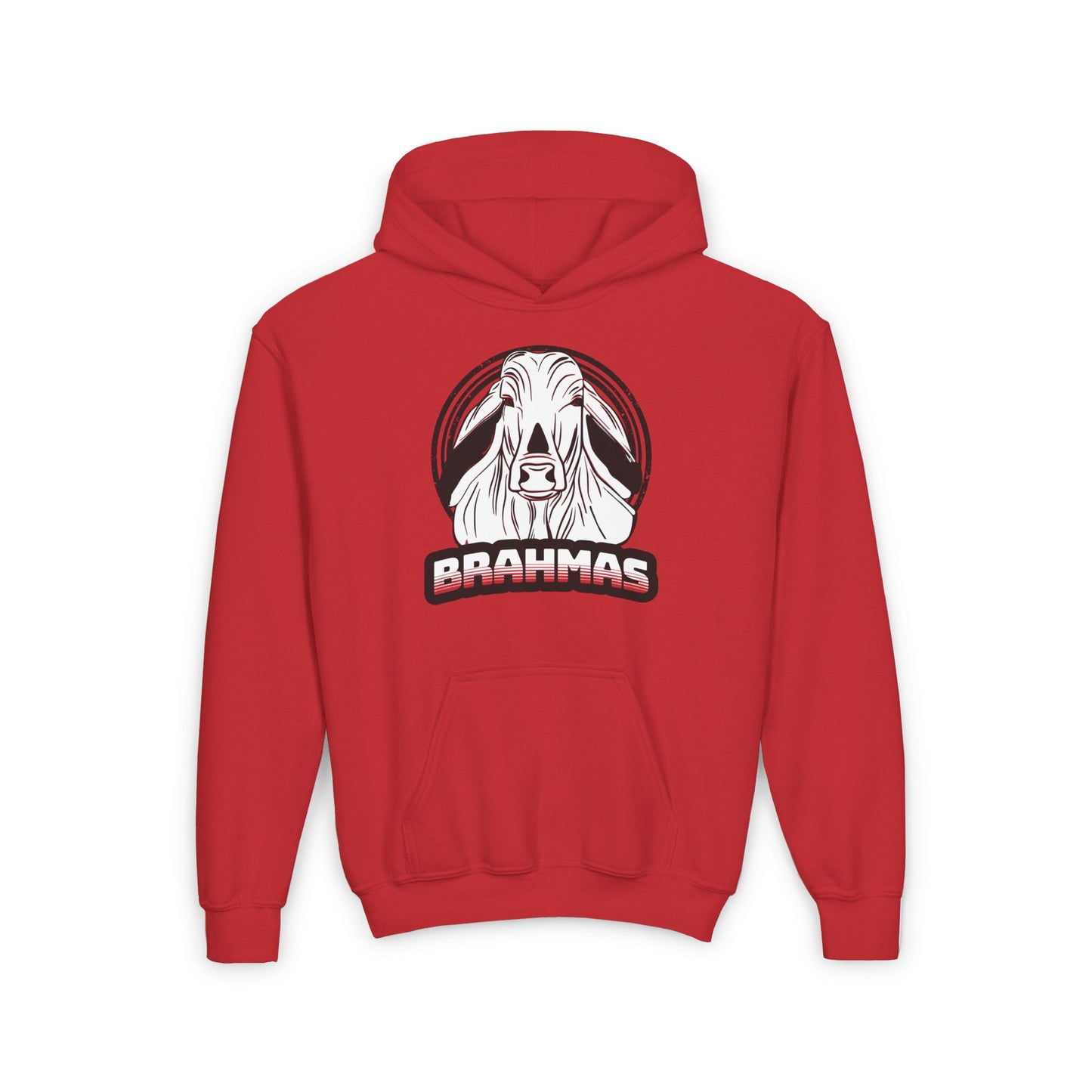 Brahmas Circle Youth Heavy Blend Hoodie