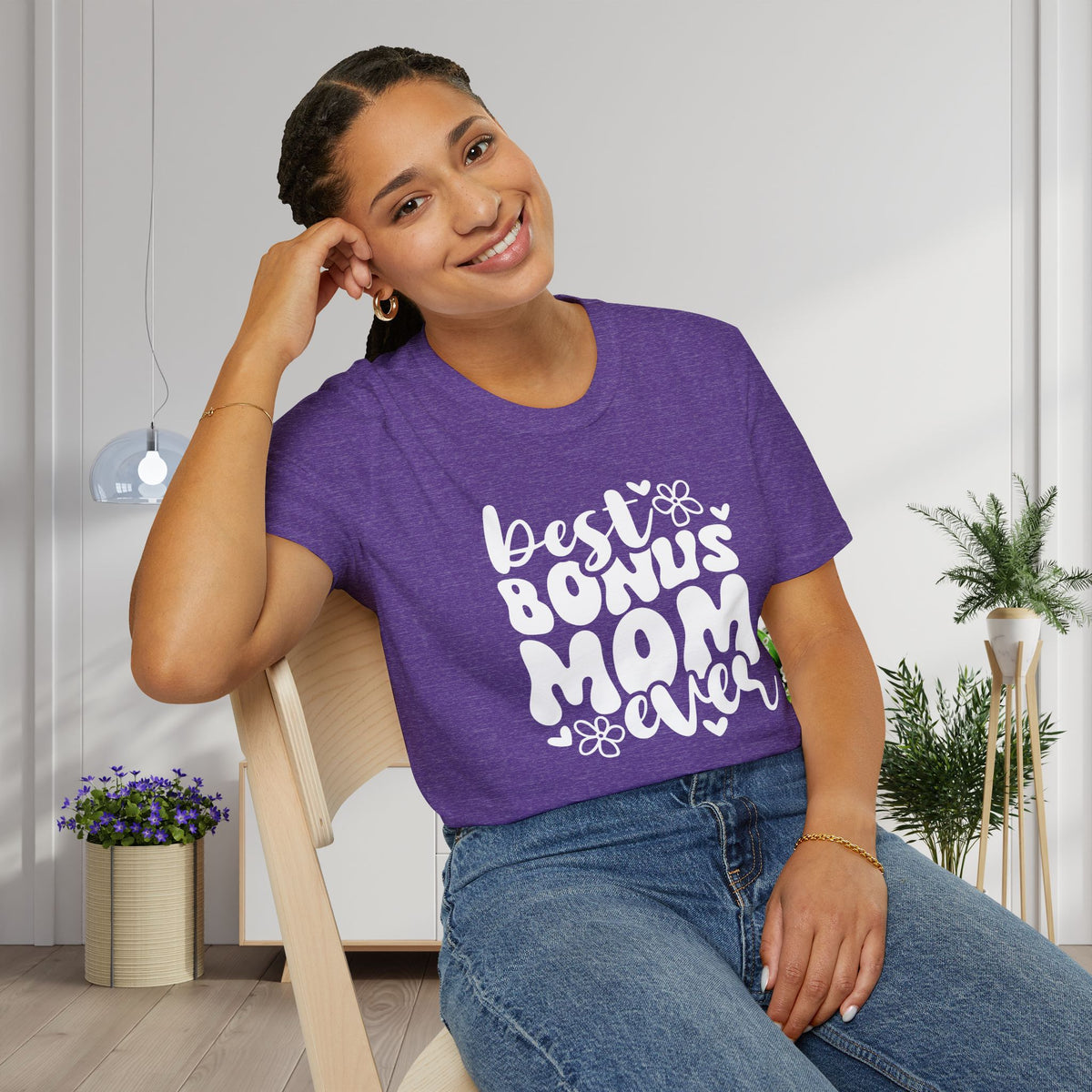 Best Bonus Mom Ever Adult T-shirt