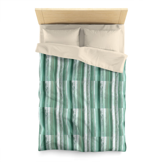 Seafoam Glass Microfiber Duvet Cover
