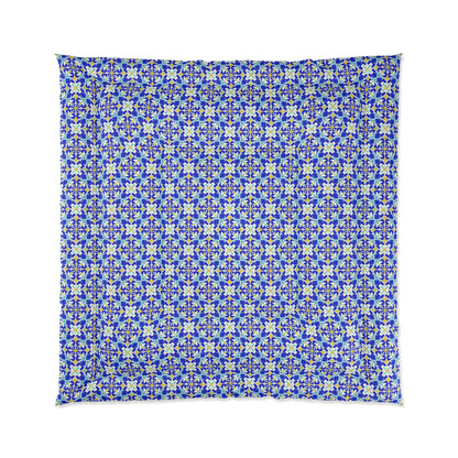 Blue Horizon Mosaic Basic Bedding Set