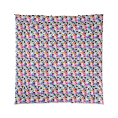 Watercolor Daisy Dream Comforter