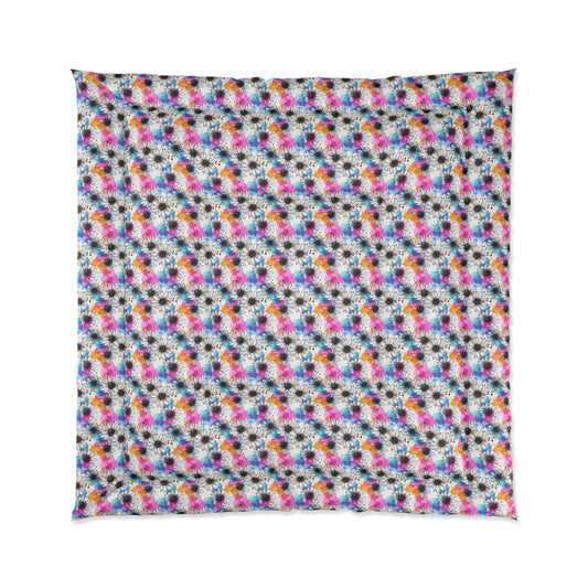 Watercolor Daisy Dream Comforter