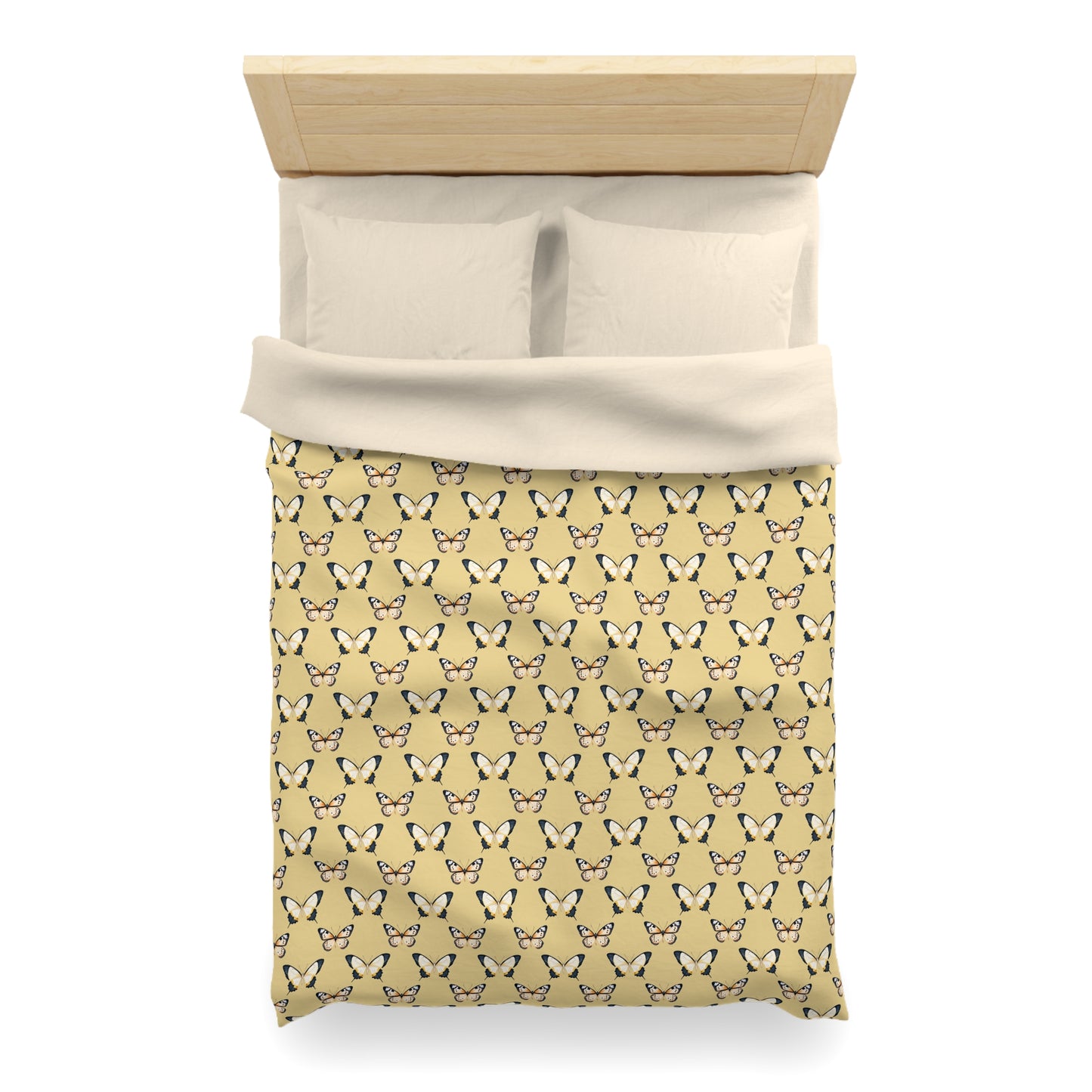 Golden Flutter Duvet Bedding Set