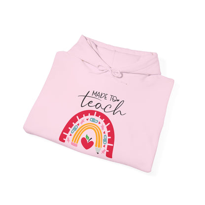 Made to Teach Rainbow Heavy Blend™ Hooded Sweatshirt