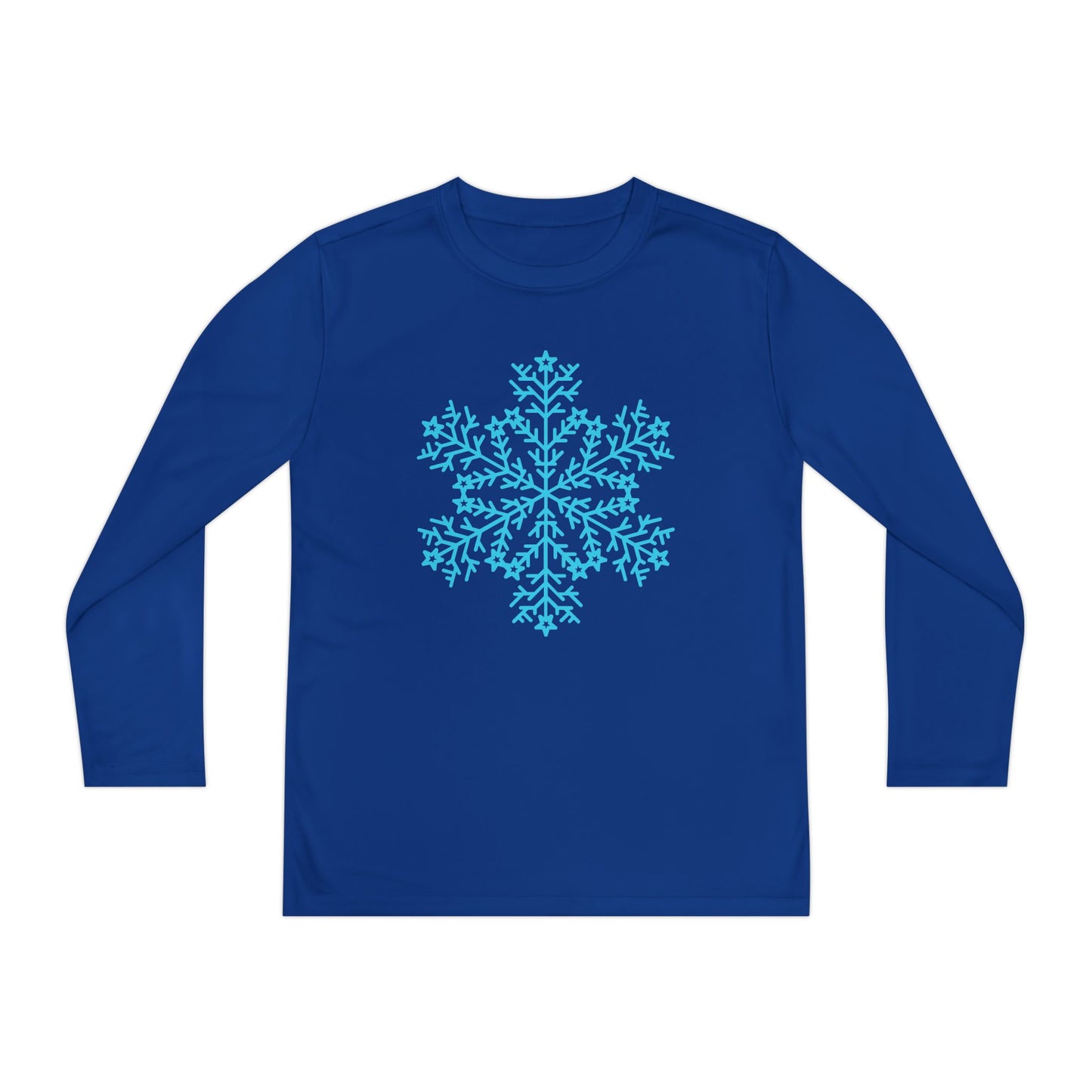 Large Snowflake Youth Long Sleeve Tee