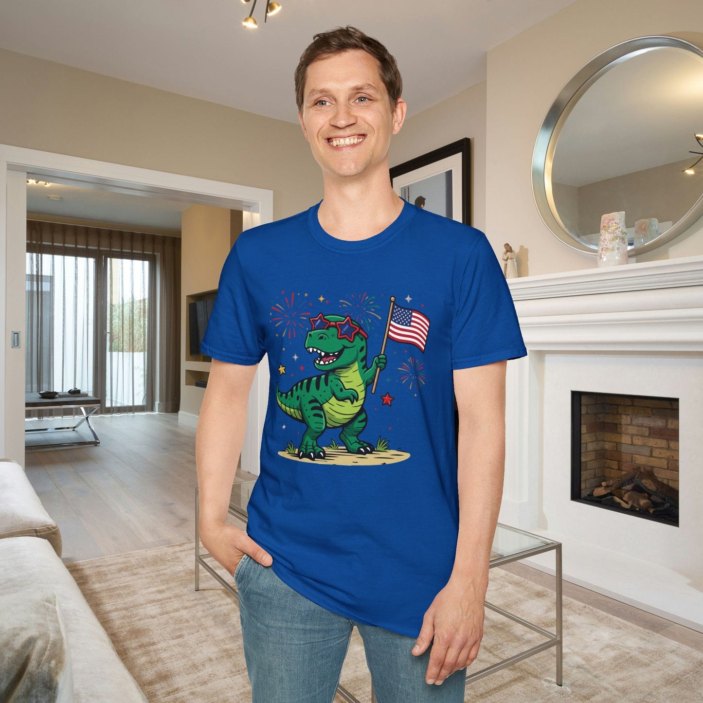 American Dinosaur Adult T-shirt